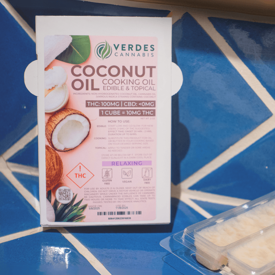 Verdes Coconut Oil Relaxing 500mg THC