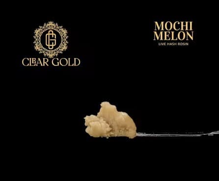 Clear Gold Mochi Melon Live Rosin