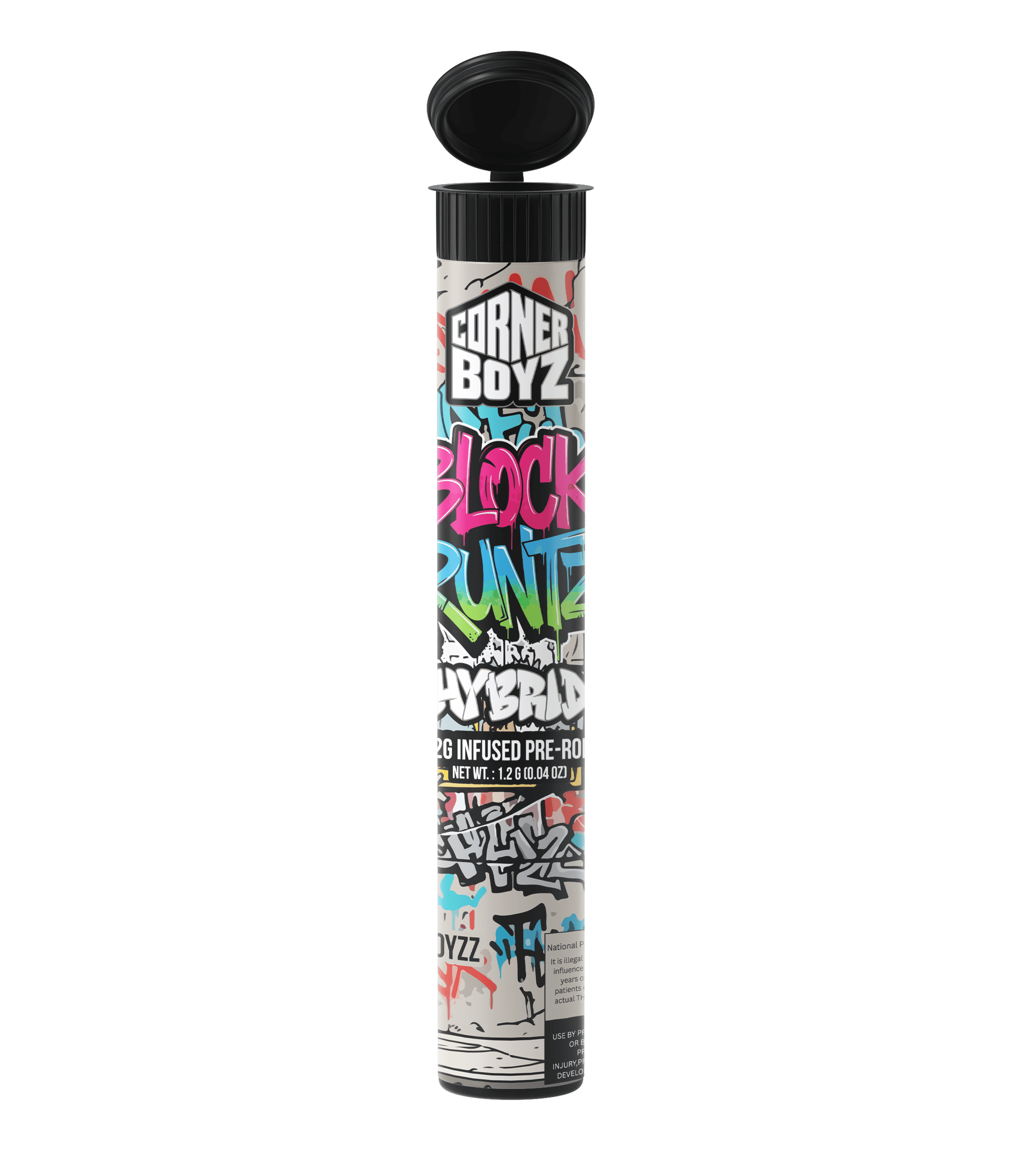 Corner Boyz Corner Boyz Single Infused Preroll - Block Runtz