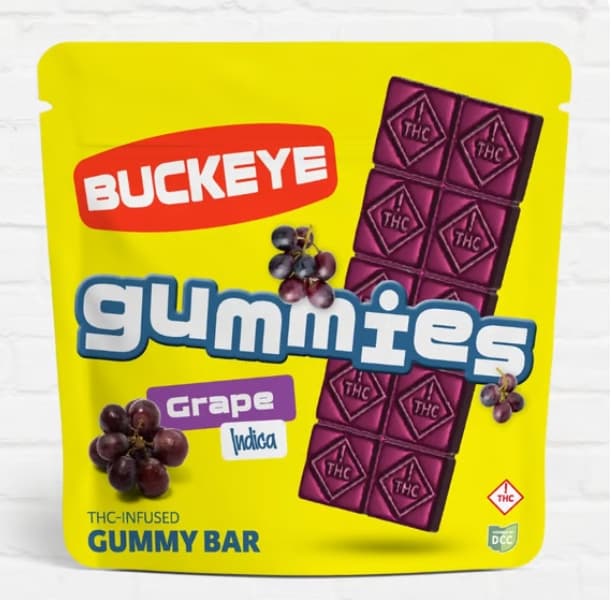 Buckeye Relief - Grape Gummy Bar - 10ct - 100mg