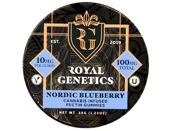 Royal Genetics Nordic Blueberry Gummies 10-pack | 100mg