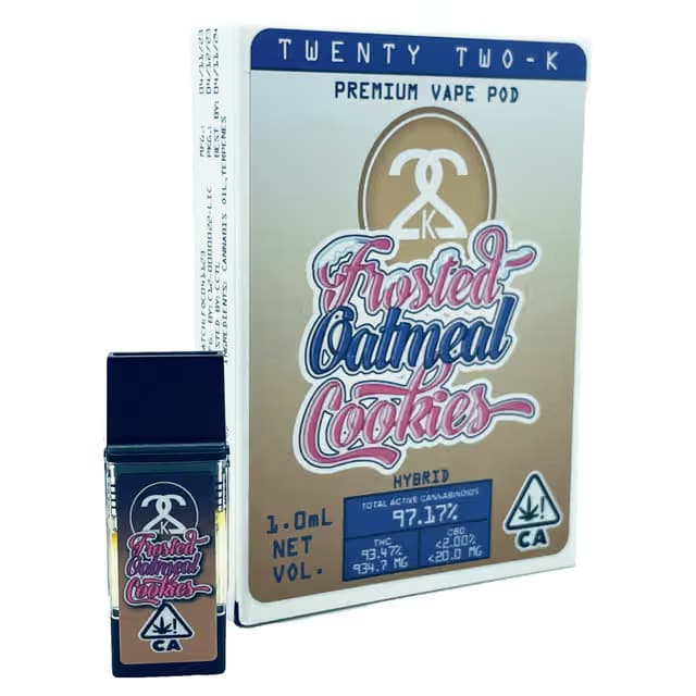 22K Frosted Oatmeal Cookies | 1g Pod