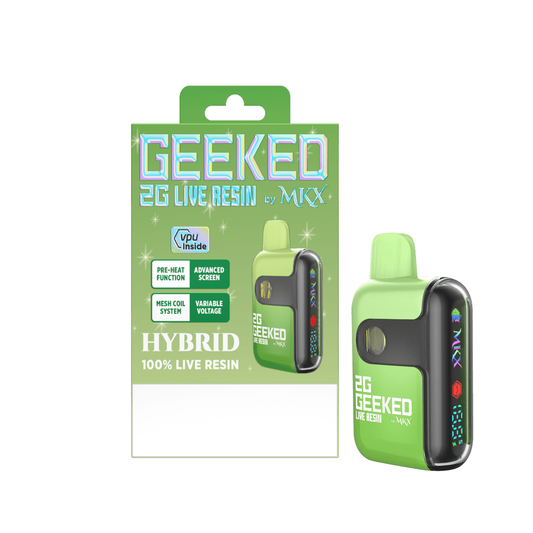 Geeked by MKX 2g Live Resin Disposable Concentrates