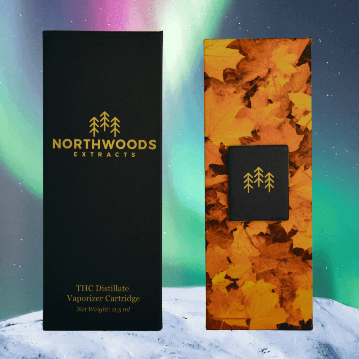 Northwoods Extracts Distillate Vape Cart | Northern Lights | Northwoods Extracts