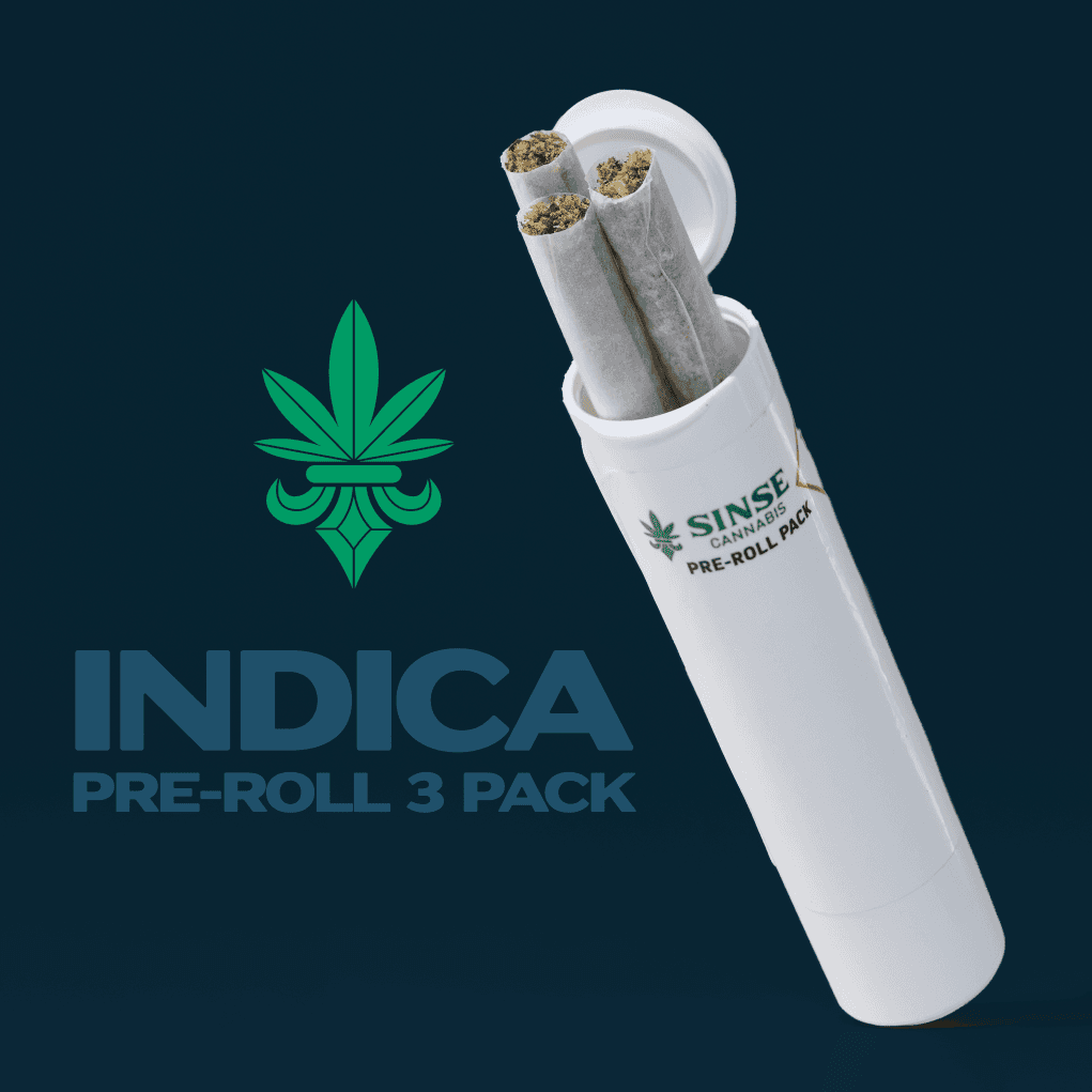 Sinse Cannabis OG Kush | 3pk Pre-rolls | 0.5g Each