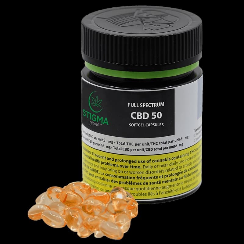 Stigma Grow Full Spectrum CBD 50 Softgel - 15 x 50mg