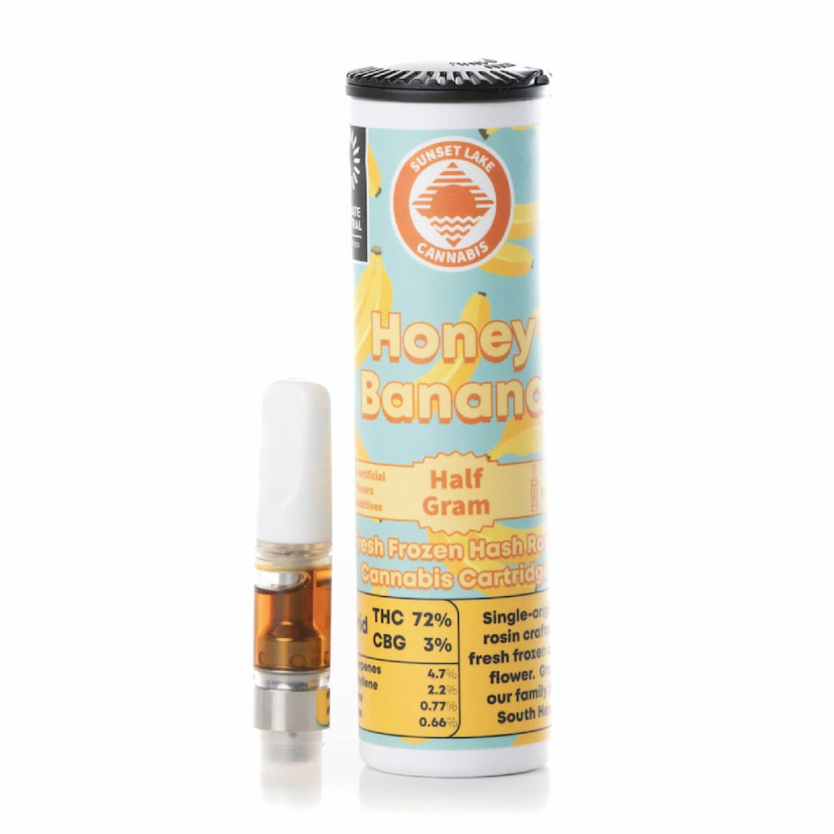Sunset Lake Honey Banana .5g Hash Rosin Cart