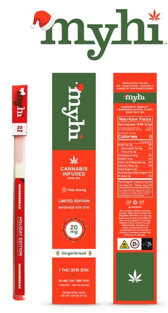 MYHI Gingerbread - Stir Sticks - 60mg