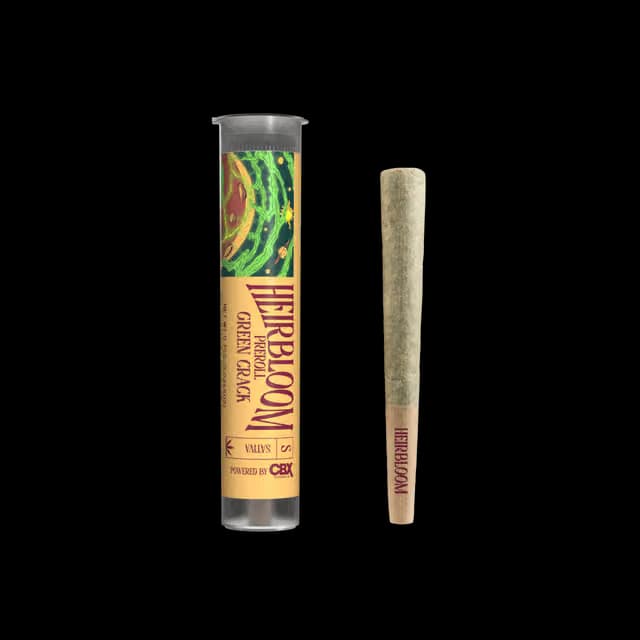HEIRBLOOM LEGACY FLOWER Green Crack | .75g Pre Roll