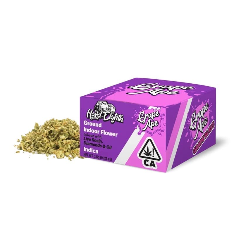 Hard Eighth Flower: Grape Ape (Infused) - 3.5g