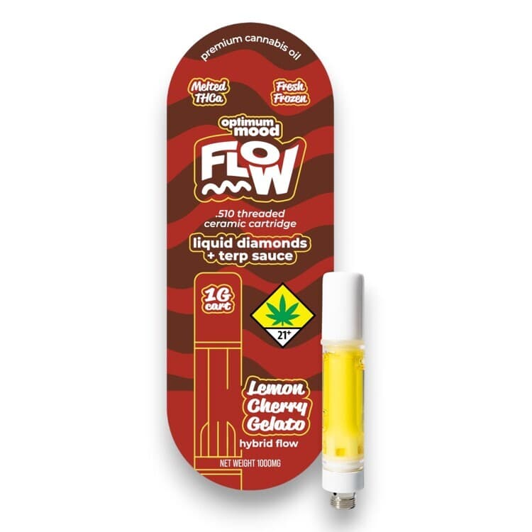 Optimum Mood Lemon Cherry Gelato 1g Terp Sauce Disposable (Optimum Mood)