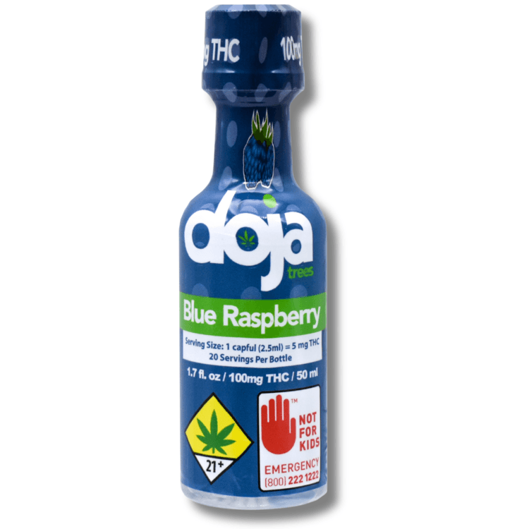 Doja Trees Blue Raspberry 100mg Liquid Edible (Doja Trees)