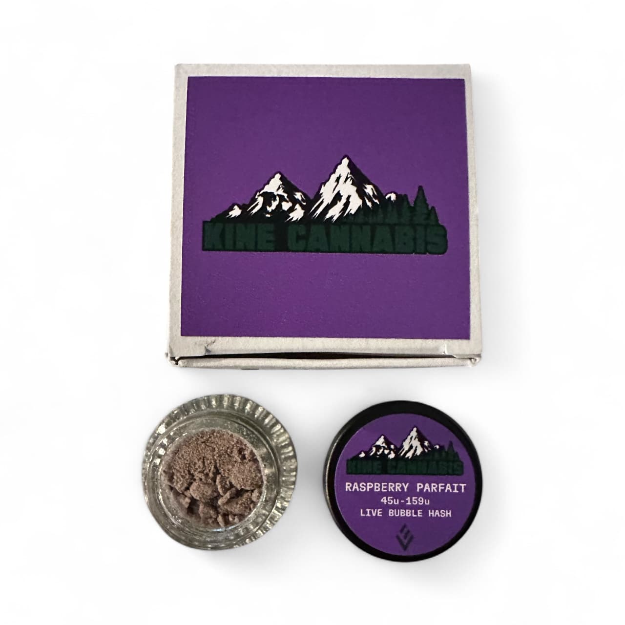 Kine Cannabis 2g Bubble Hash - Raspberry Parfait