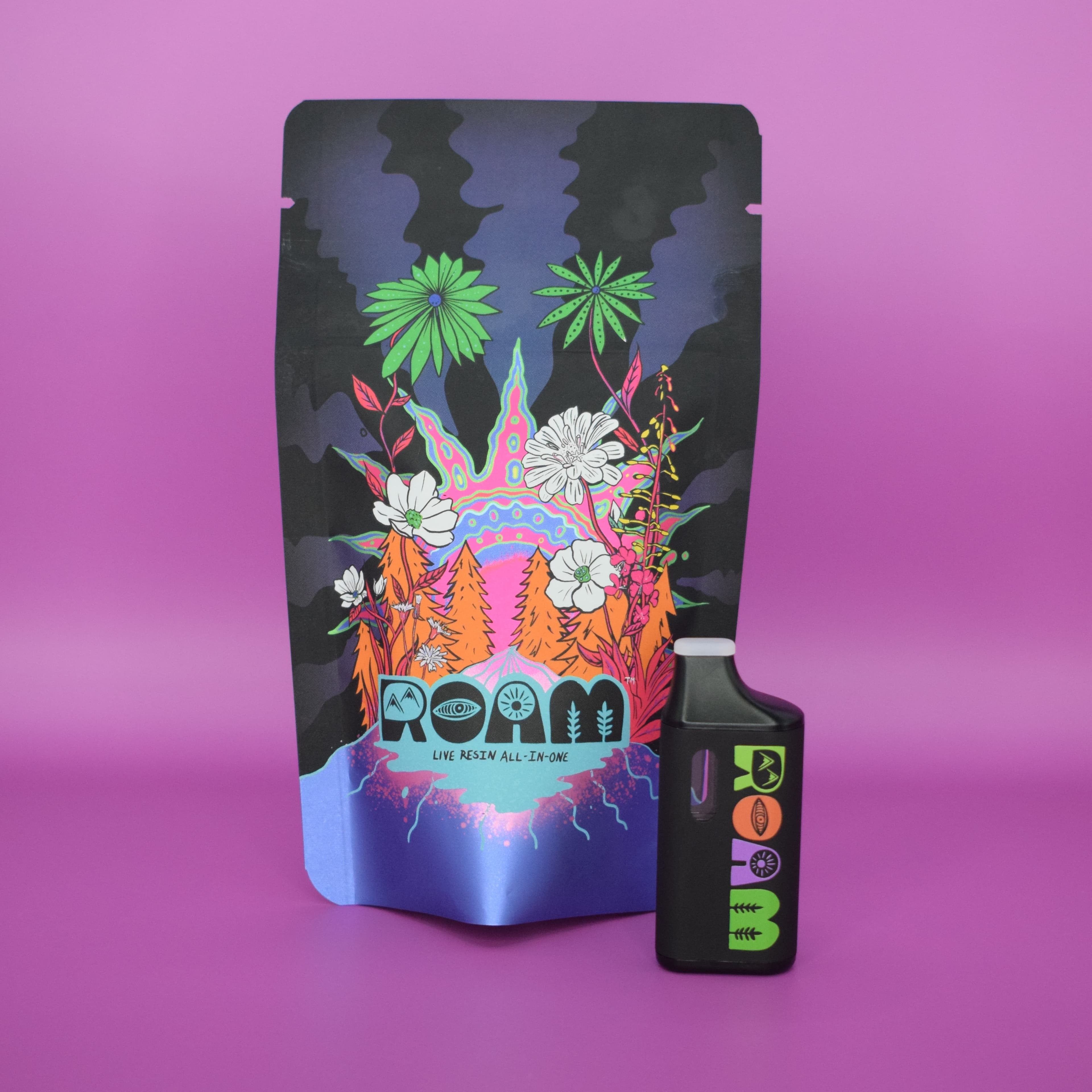 Cannect Wellness- ROAM Disposable Pen Live Resin Blueberry Blintz | 1g
