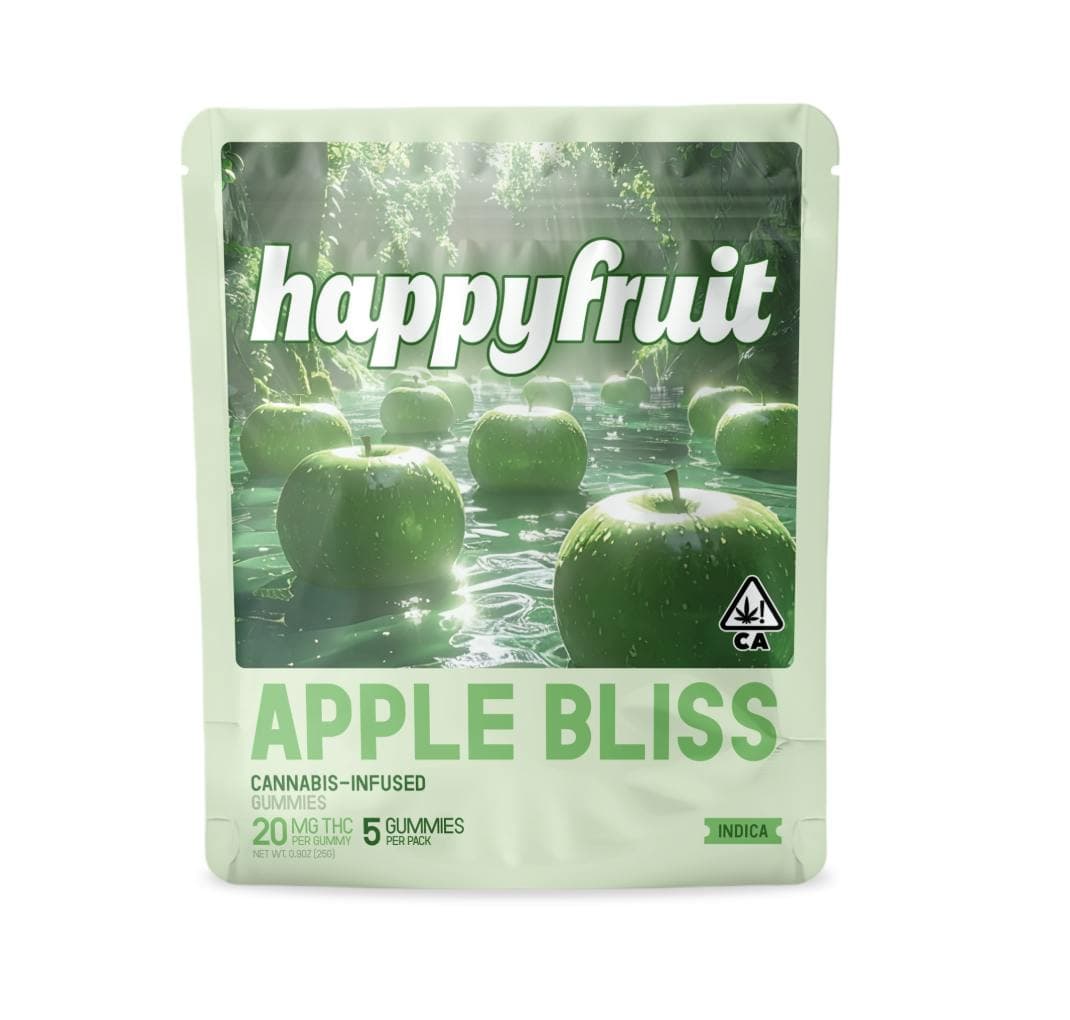 HAPPY FRUIT 5PK GUMMIES - APPLE BLISS 100MG