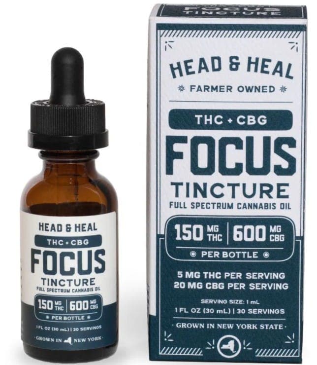 Head and Heal Head & Heal | Focus Tincture | THC 150mg | 30ml