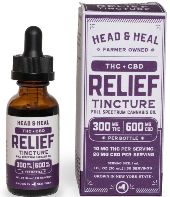 Head and Heal Head & Heal | Relief Tincture | THC 300mg | 30ml Tinctures