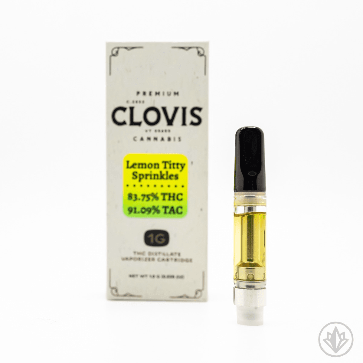 Clovis Lemon Titty Sprinkles Distillate Cartridge