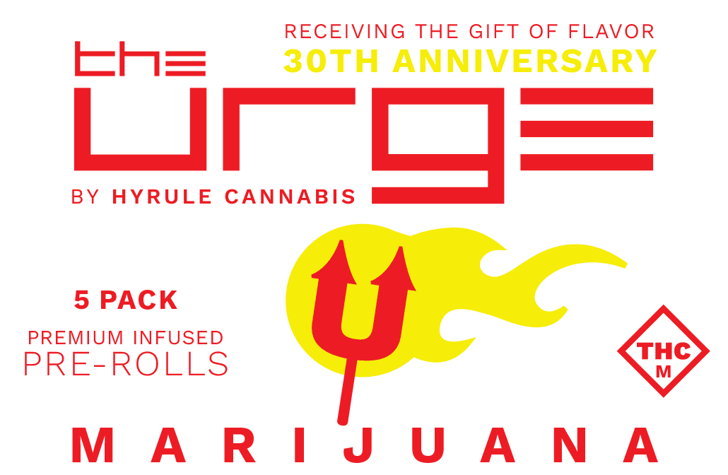 HyRule The Urge x HyRule - Blue Perm - 5 Pack Infused Pre-Rolls