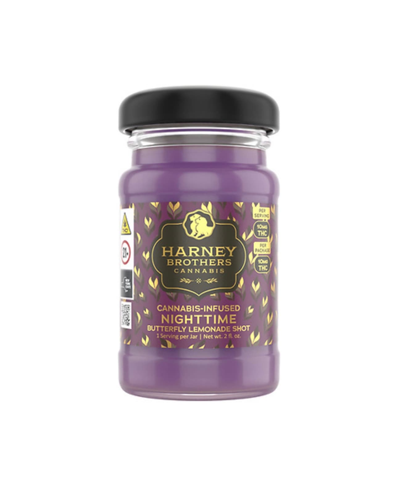 Harney Brothers Cannabis Nighttime Butterfly Lemon Shot