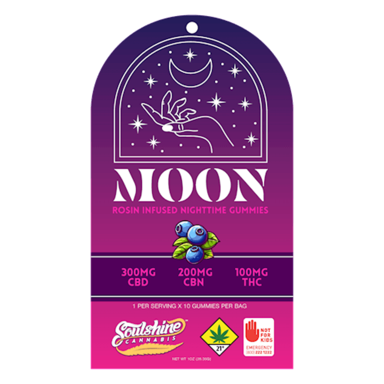 Soulshine 3:2:1 Mango Moon [10pk] (300mg CBD/200mg CBN/100mg THC)