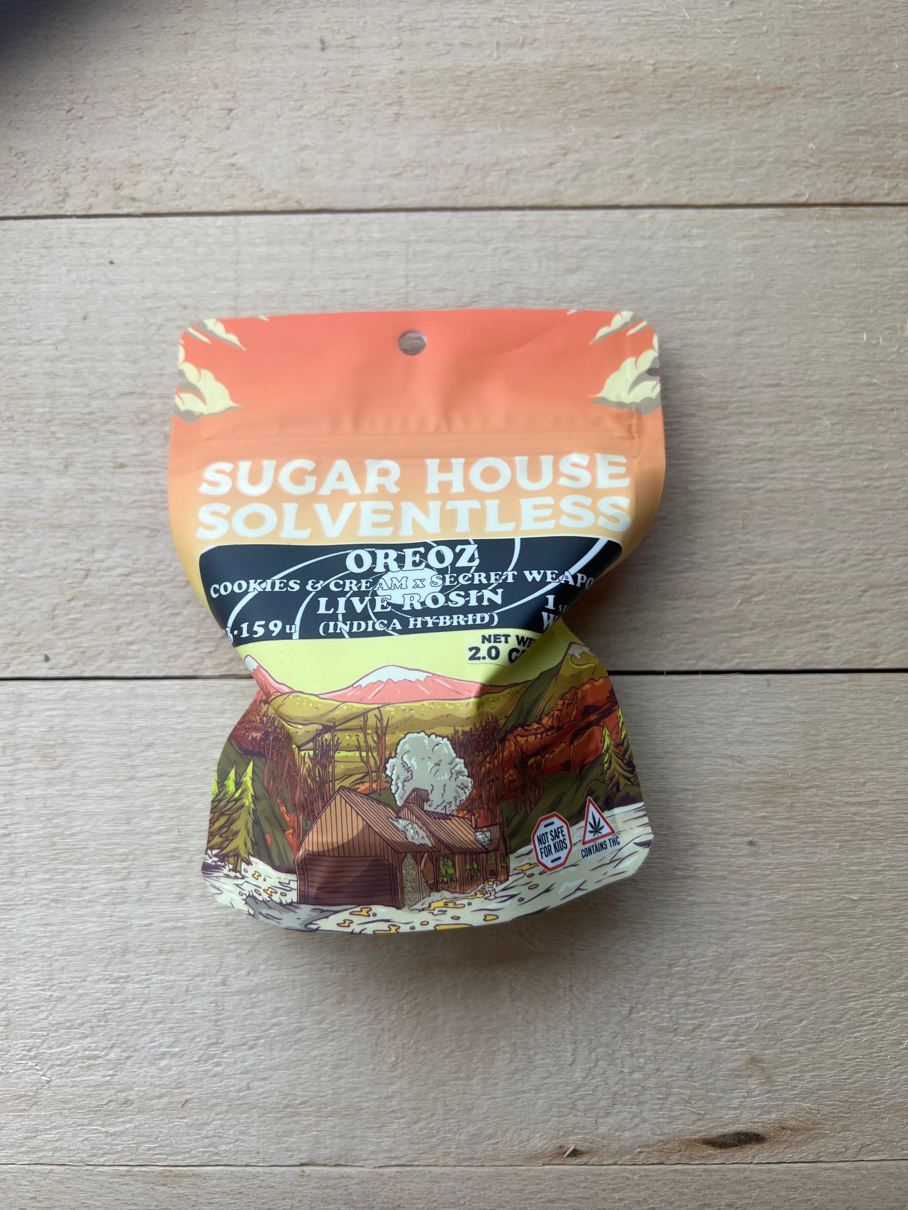 Sugar House Solventless Oreoz Live Rosin Bucket