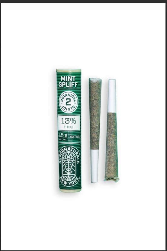 Supernaturals 2pk .75g Botanical Preroll | Mint Spliff