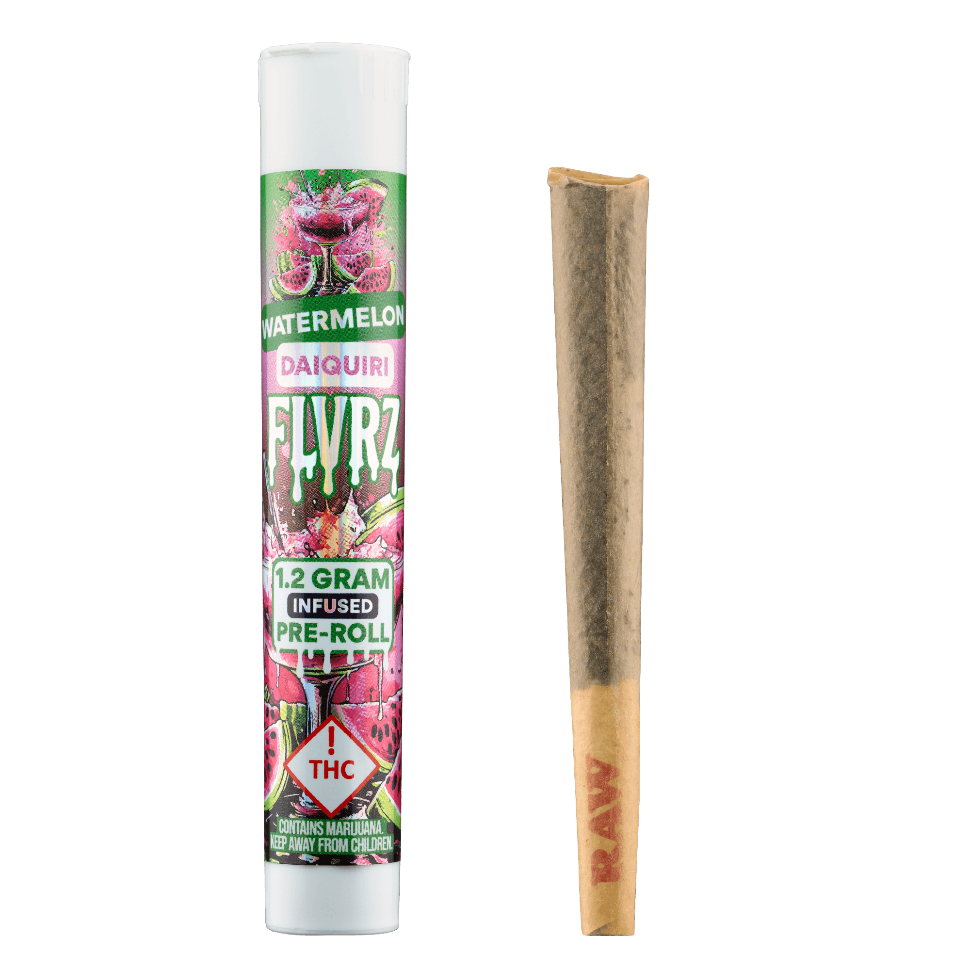 FLVRZ Watermelon Daiquiri Infused Pre-Roll | 1.2g