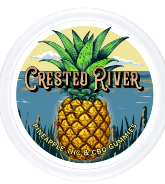 Crested River Pineapple Gummies THC:CBD