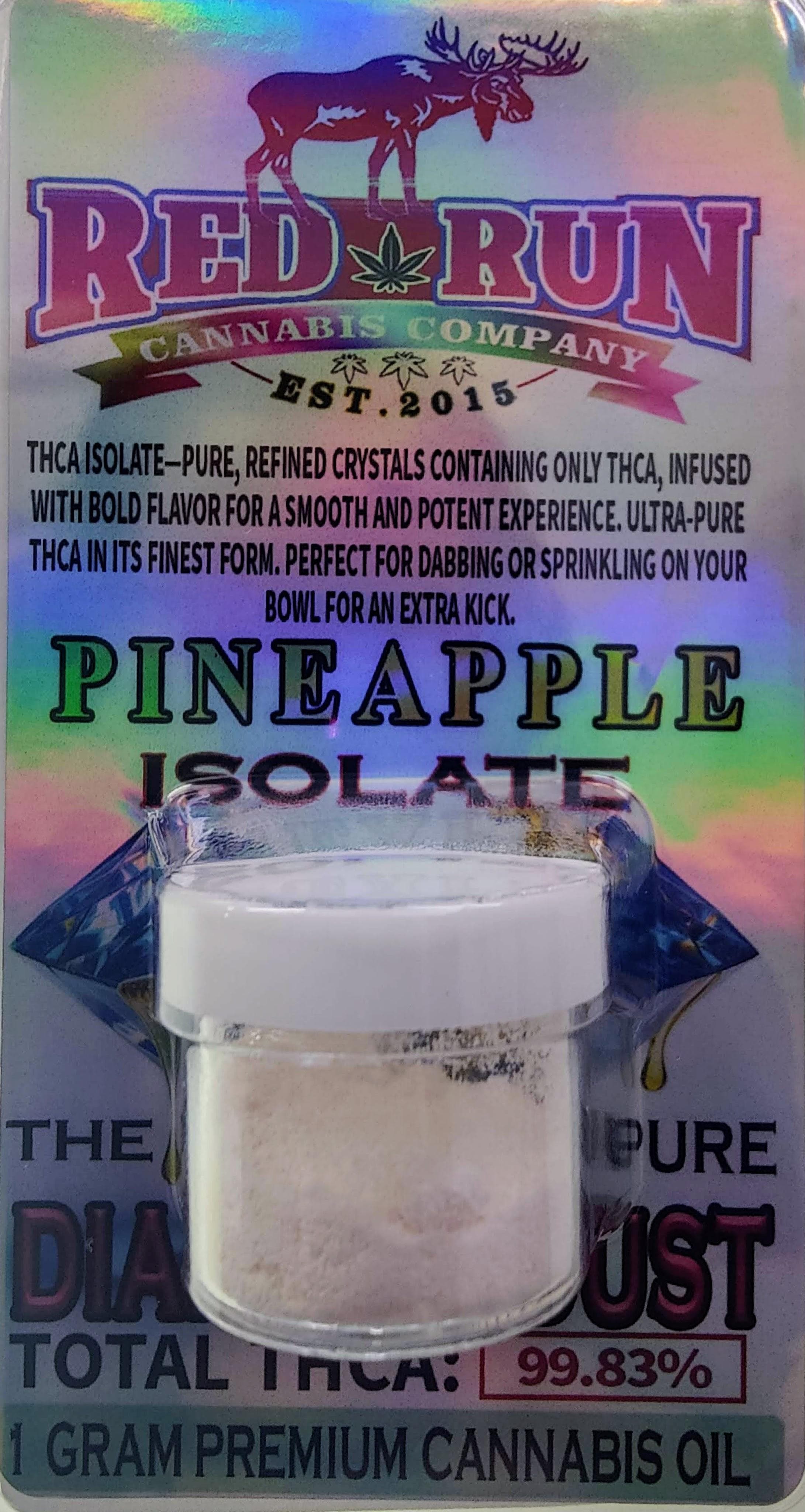 Red Run Cannabis Diamond Dust 1 Gram - Blueberry Banana Pancake