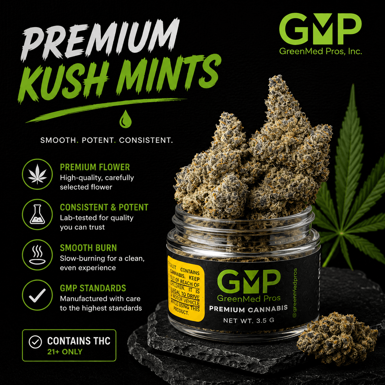 Green Med Pros Kush Mints