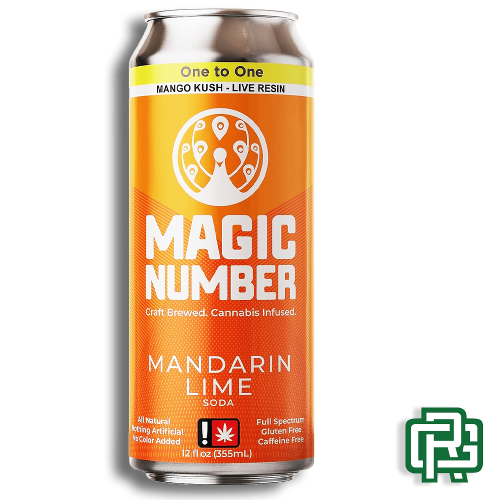 Magic Number Mandarin Lime Nano Soda | 12oz 10mg (THC) | Magic Number