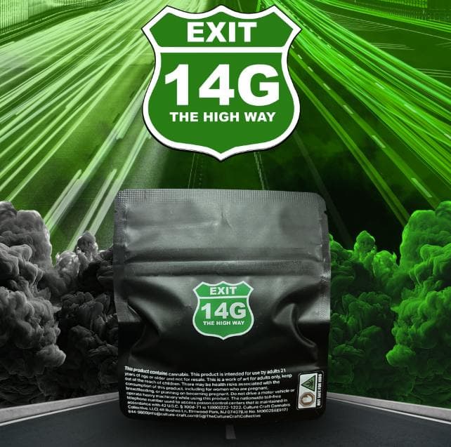 EXIT 14G MERGING LANE | 3.5G FLOWER