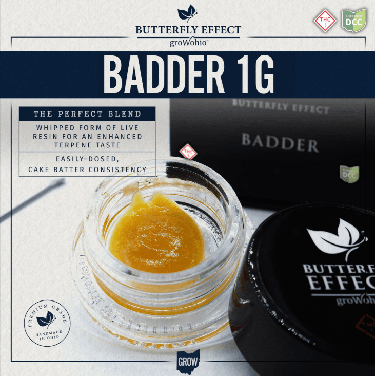 Butterfly Effect by Grow Ohio Peach Dosi Badder
