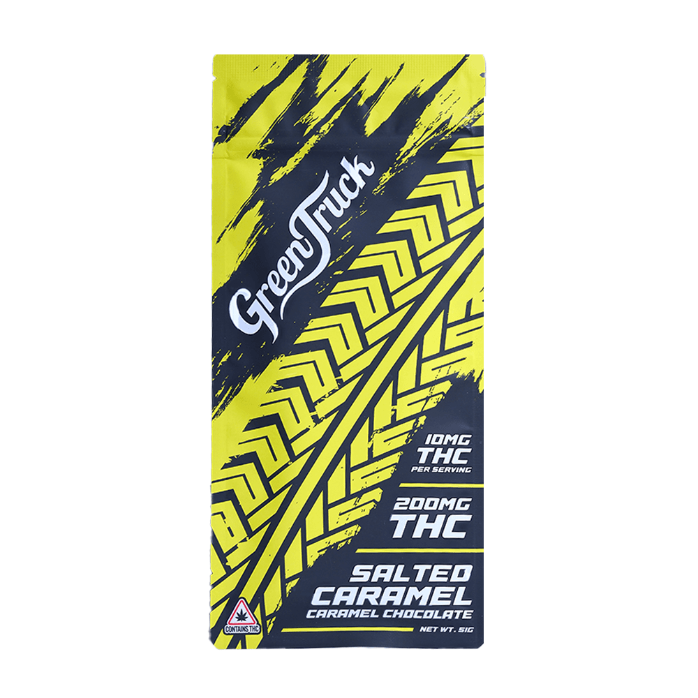 Green Truck Farms Salted Caramel Chocolate Bar - 200mg