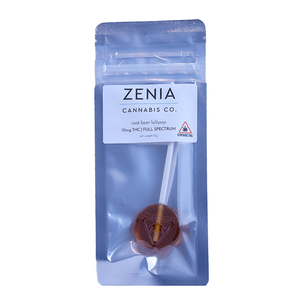 Zenia Root Beer Lollipop - 10mg