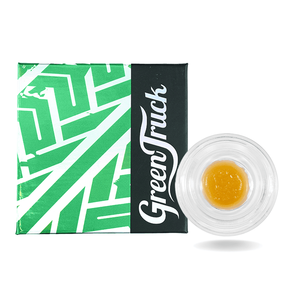 Green Truck Farms Cured Badder: Garlic Cheese- 1g