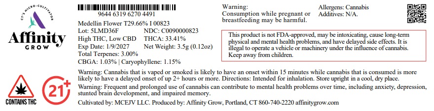 Affinity Grow Medellin Flower T26.47% H 01028
