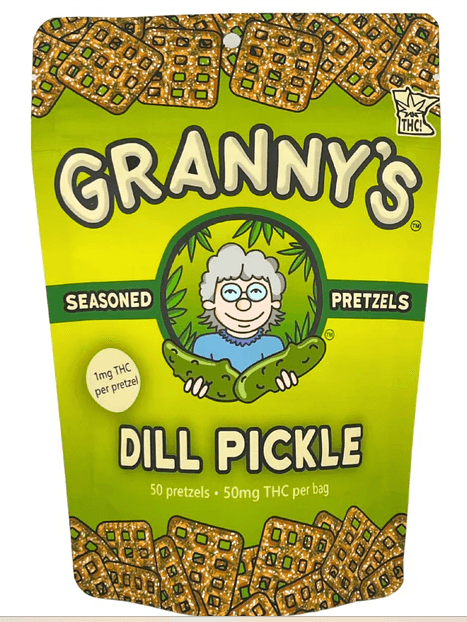 Granny's Pretzels - Dill Pickle [50pk] (50mg)