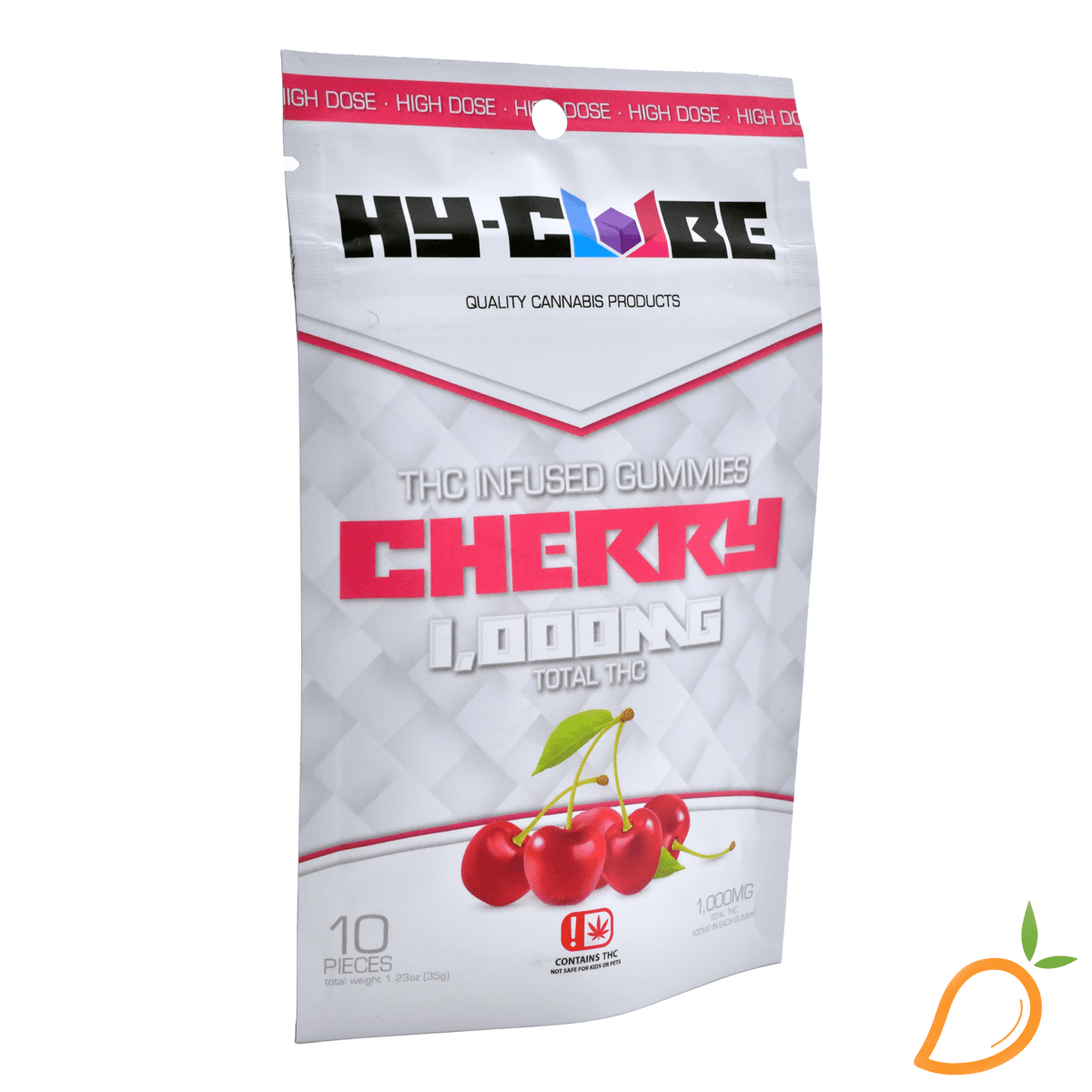 HY-CUBE 1000mg Cherry Gummies Hy-Cube
