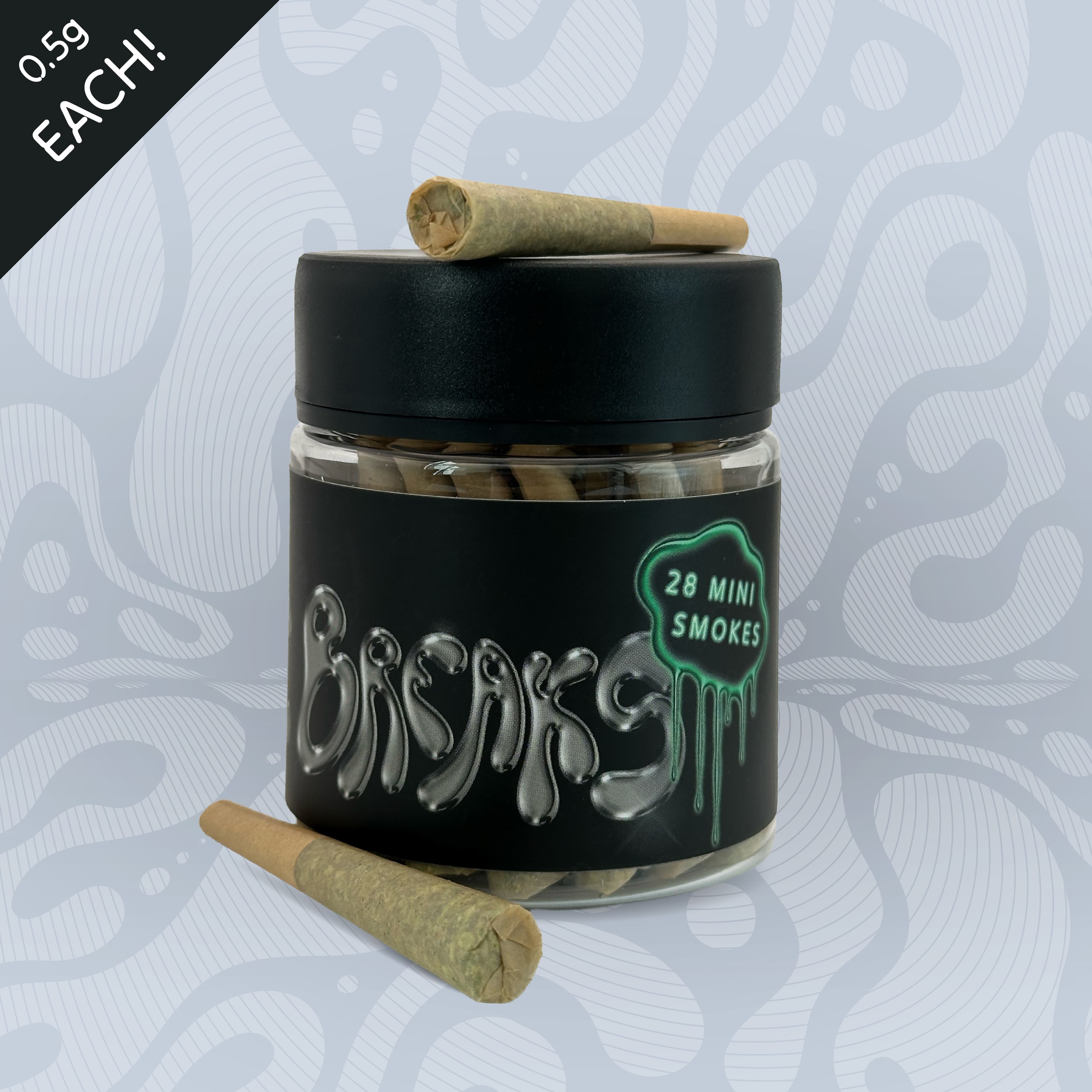4Front - Smoke Breaks Pre-Roll Pack | Smoke Breaks | Crazy Hazey [28pk]
