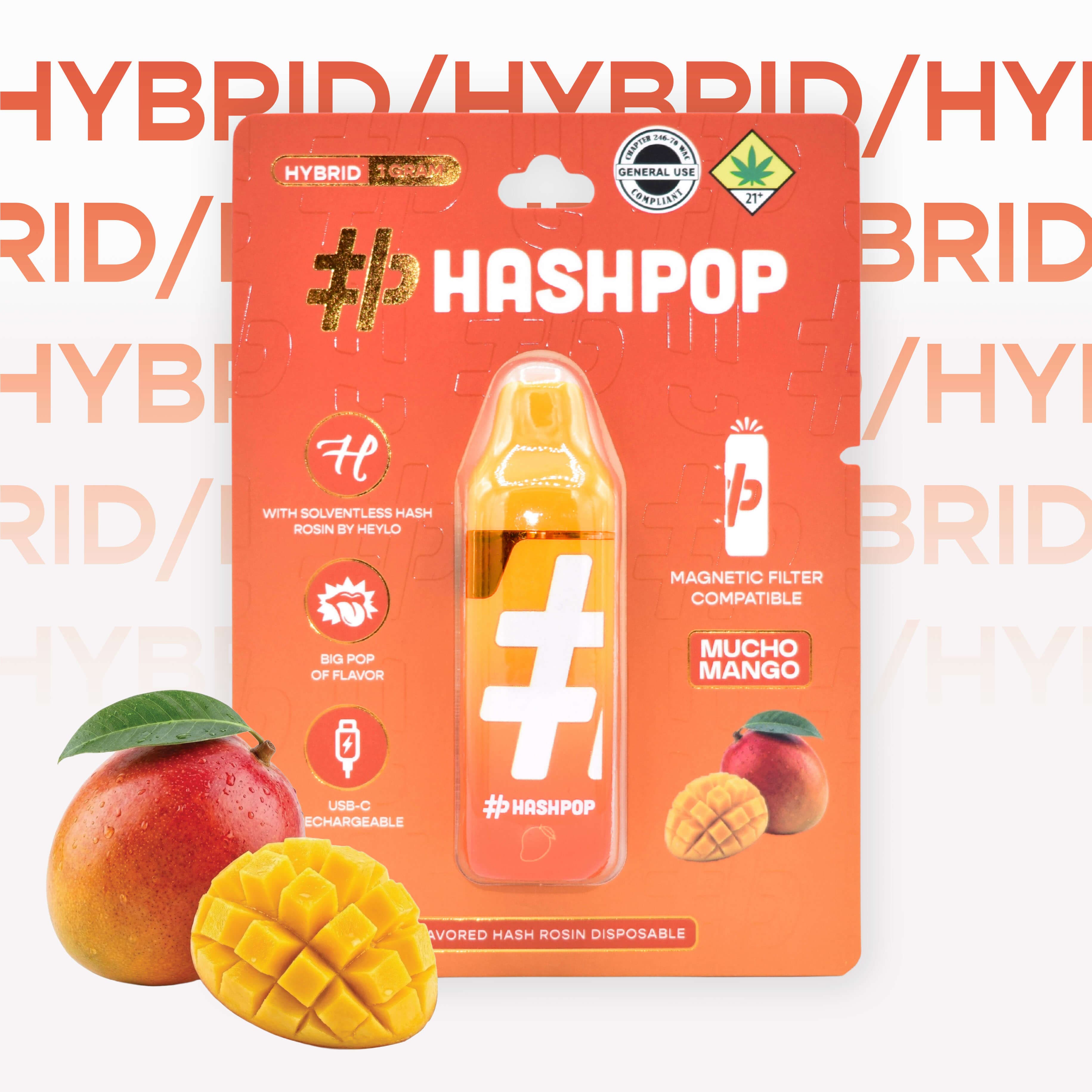 HashPop Mucho Mango [1000mg]