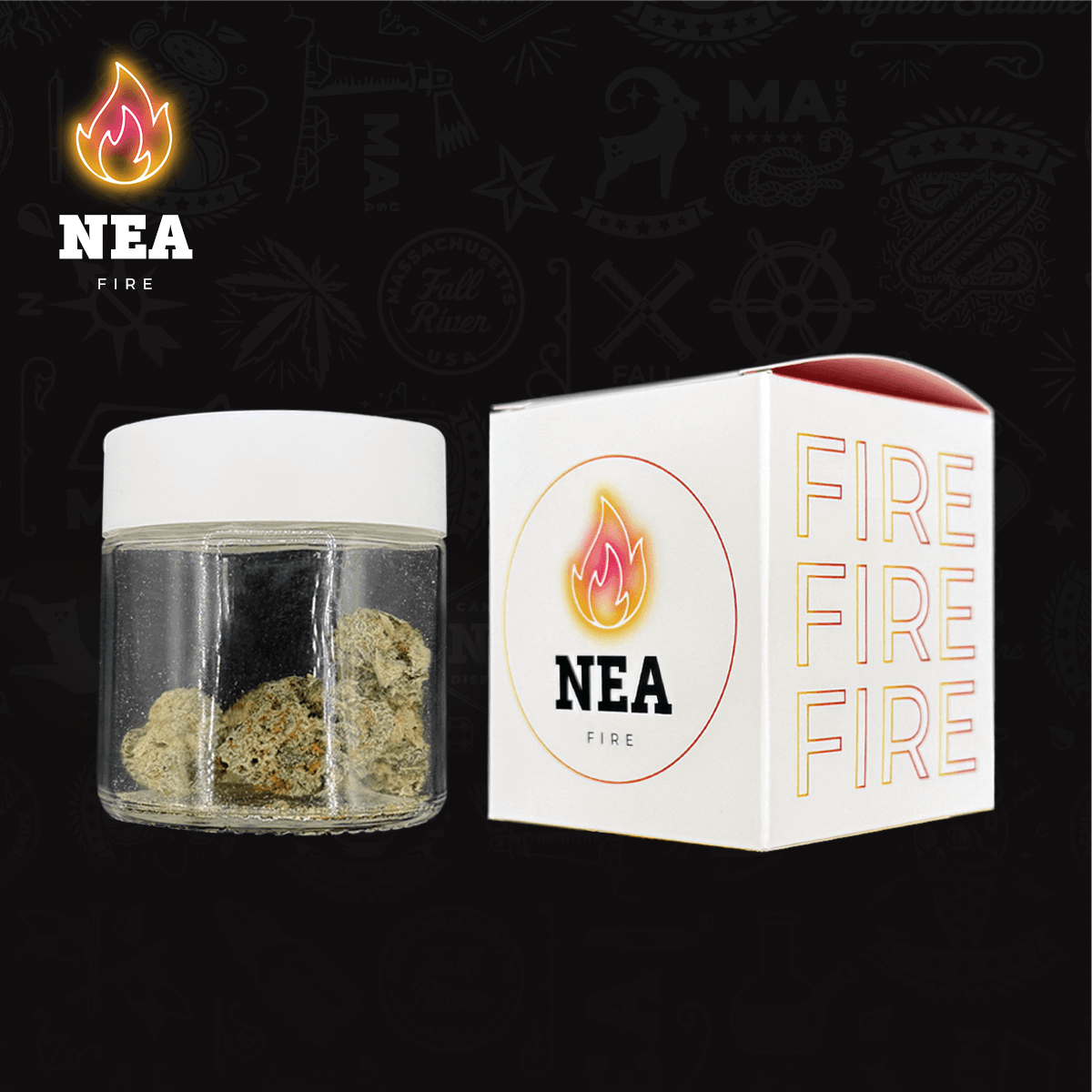 Northeast Alternatives NEA Fire - Black Ice Flower