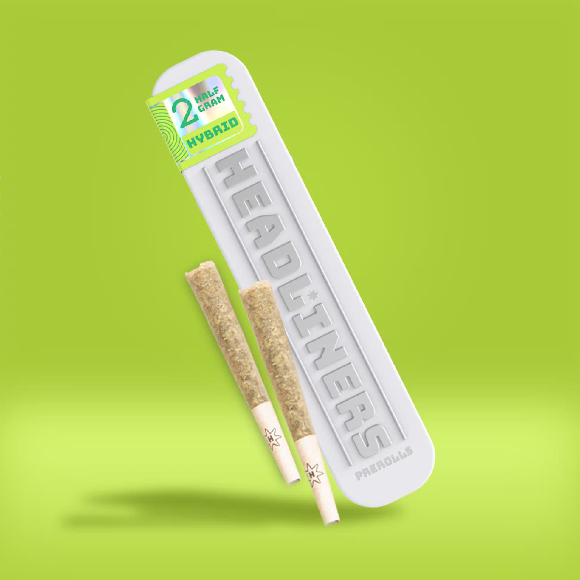 Headliners Headliners Champagne Cookies 0.5g Pre-Roll 2pk (1g)