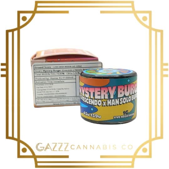Hunna Hunna Mystery Burger Live Rosin 1g