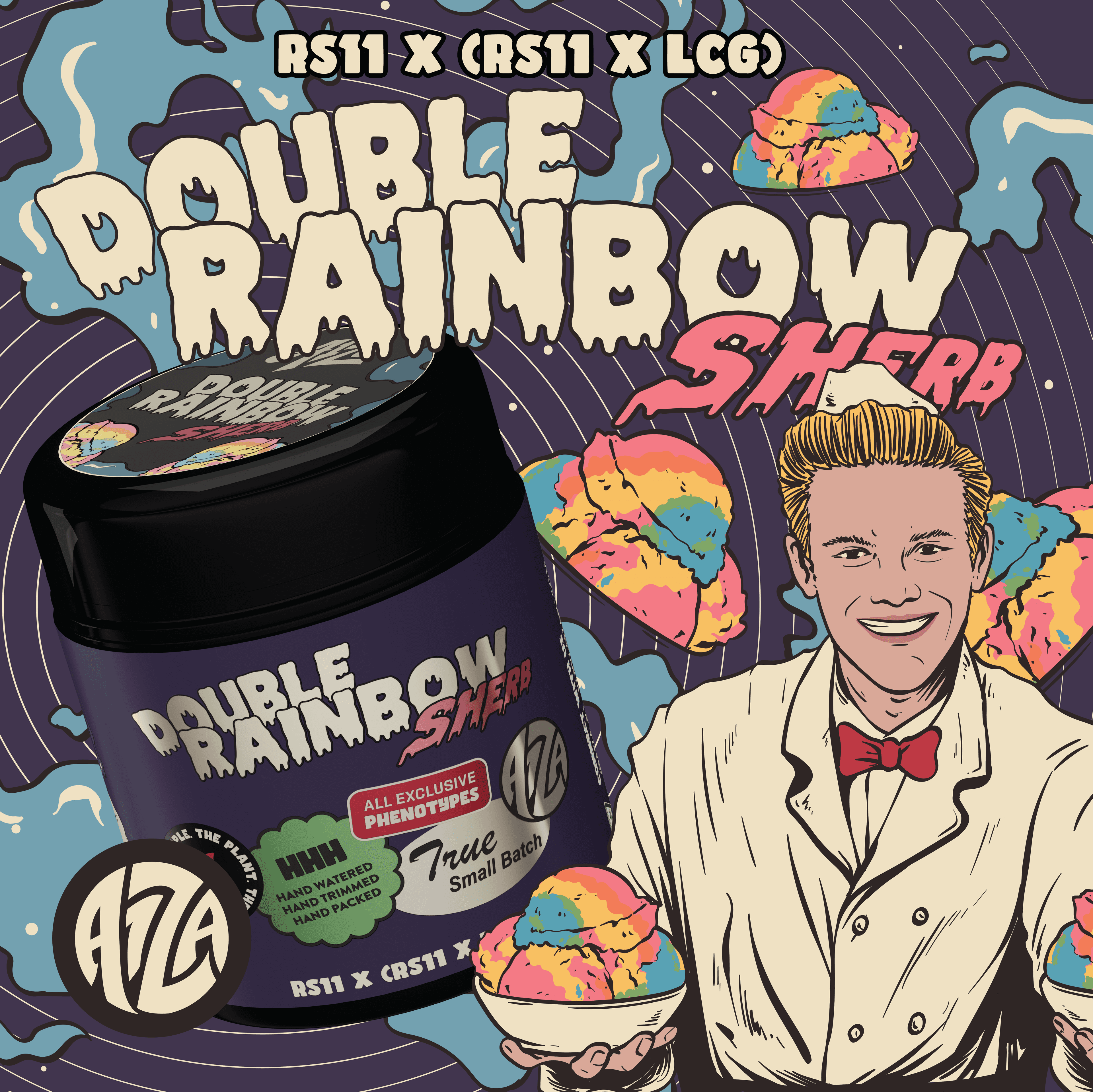 A1ZA A1ZA - Double Rainbow Sherb - 14g