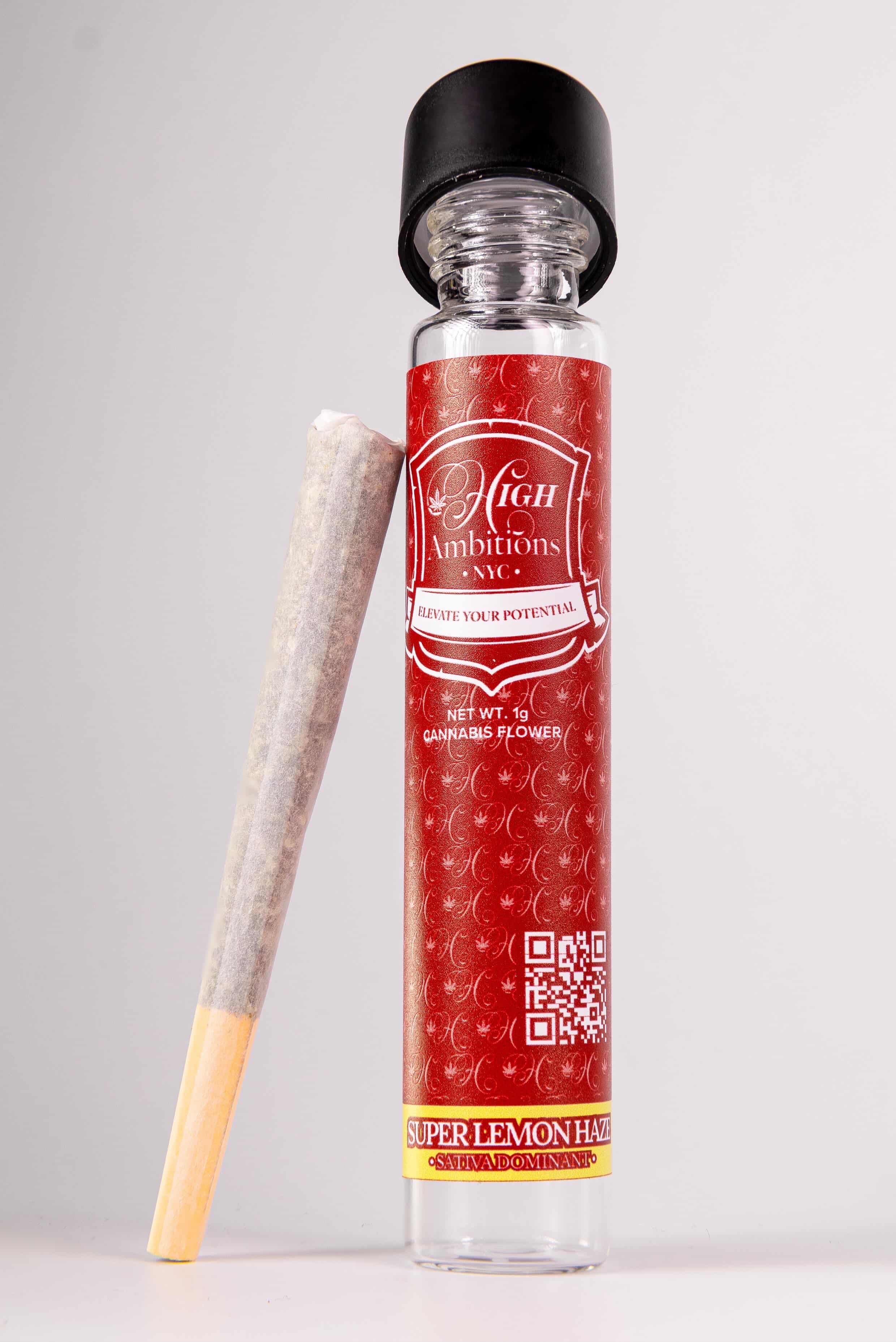 High Ambitions High Ambitions Super Lemon Haze 1g Pre-roll