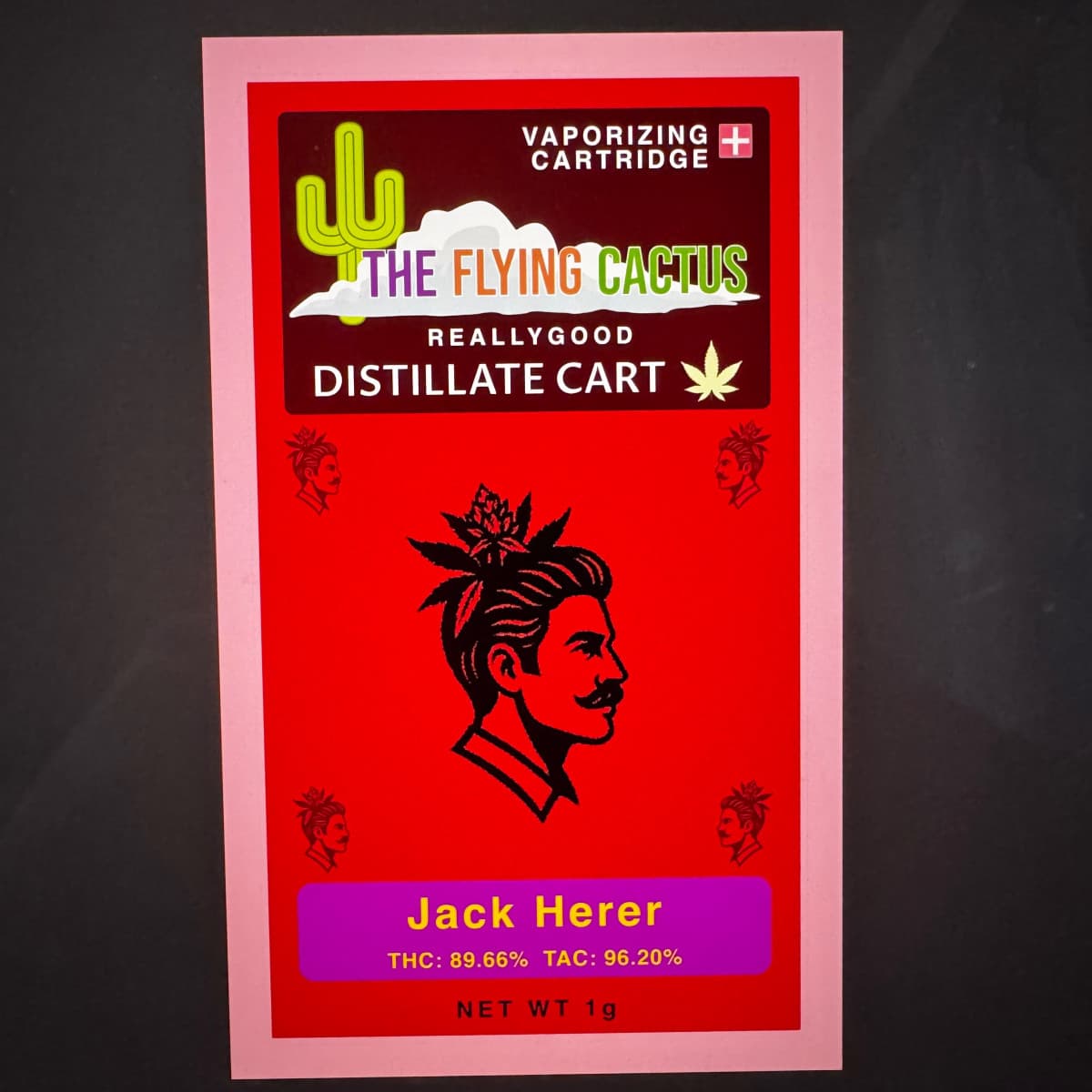 The Flying Cactus Jack Herer | Distillate Vape Cart