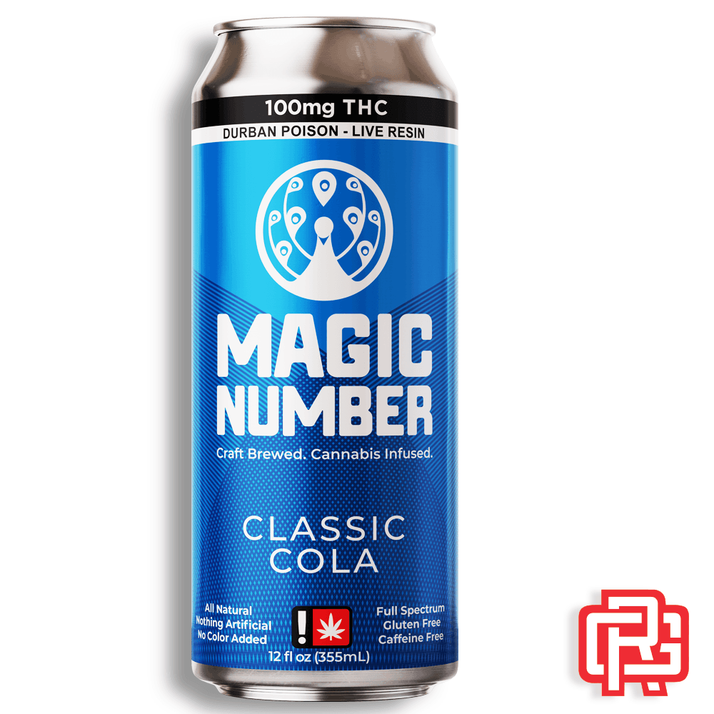 Magic Number Classic Cola Nano Soda | 12oz 25mg (THC) | Magic Number
