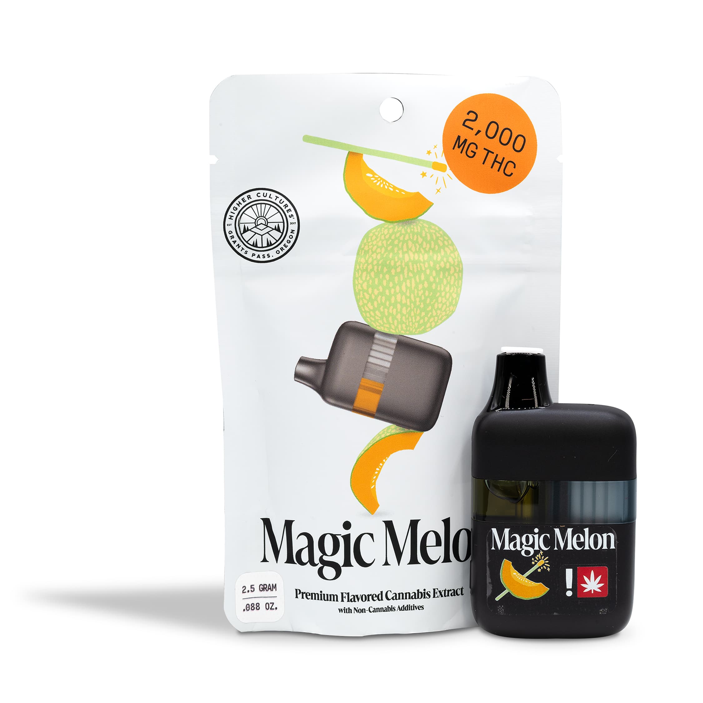 Higher Cultures Extracts Magic Melon Flavored Disposable Pod - 2.5g